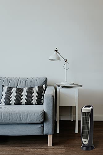 Lasko 5160 Ceramic Tower Heater with Remote Control, Black Q9524