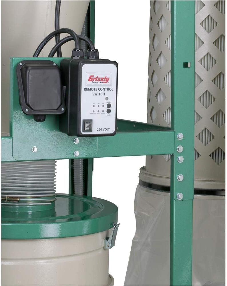 Grizzly Industrial G0442 5 HP Cyclone Dust Collector U2849