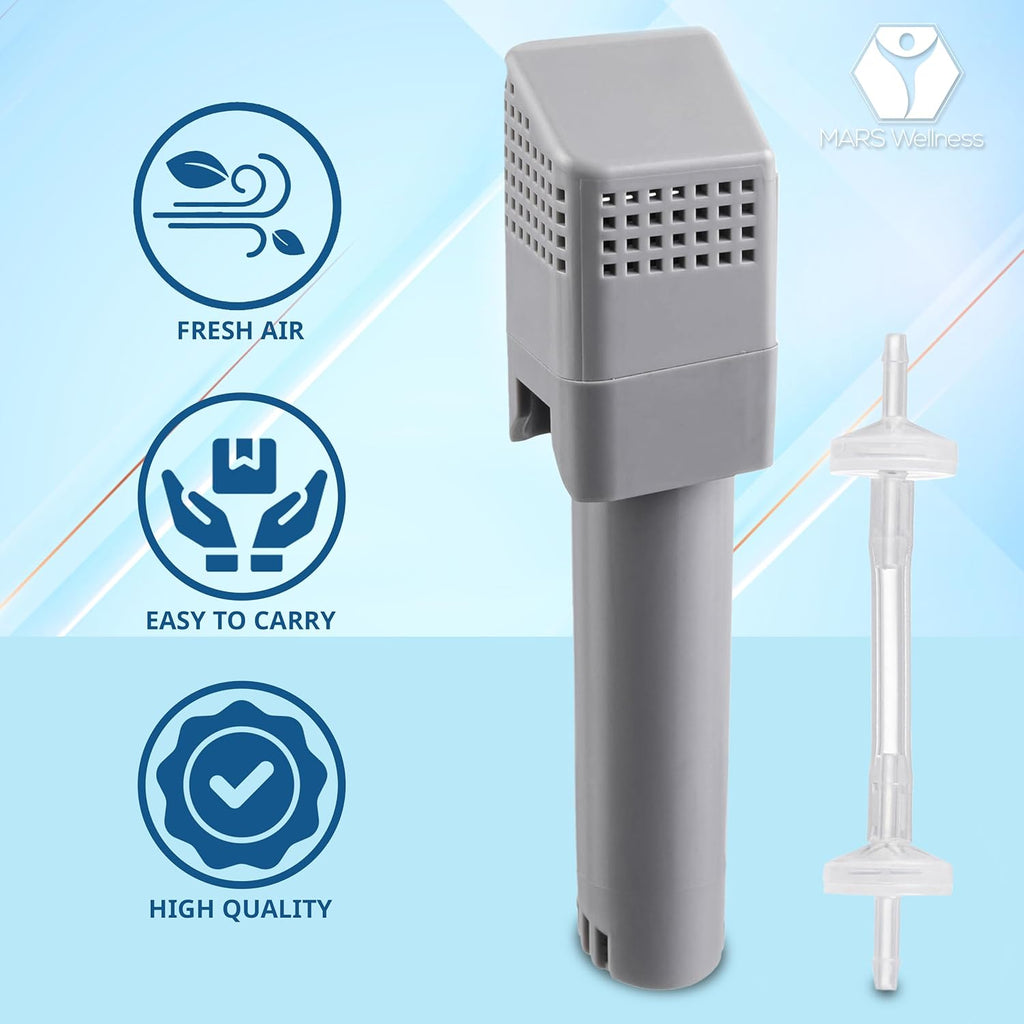 Mars Wellness Filter Kit Compatible with SoClean 2 CPAP - 2 Carbon Filters, 2 Check Valves Q3029