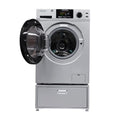 Equator Combo Washer Dryer with Pedestal ADA Compliant -110 Volt, Zero Clearance Fully Built In - Compact Laundry Solution