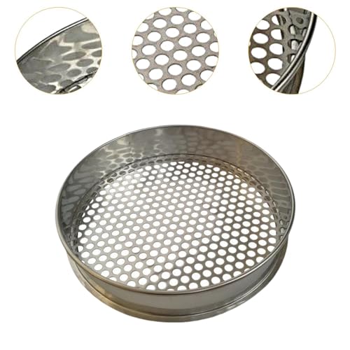 Fonowx Garden Riddle Sieve Stainless Steel Bonsai Gardening Tool W829743