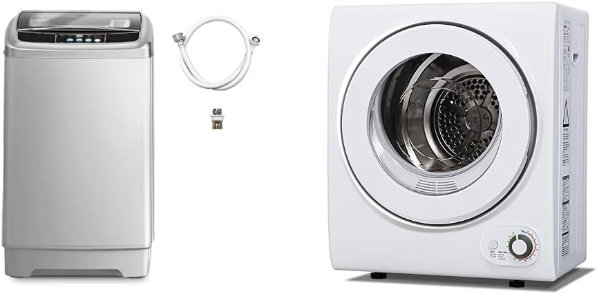 WM001 Tymyp Portable Washer & Euhomy 850W 1.5cu ft Compact Laundry Dryers Bundle
