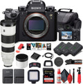 Sony Alpha a9 II Mirrorless Digital Camera (Body Only) (ILCE9M2/B) + Sony FE 200-600mm Lens + 64GB Memory Card + 2 x NP-FZ-100 Battery + Corel Photo Software + Case + External Charger + More (Renewed)