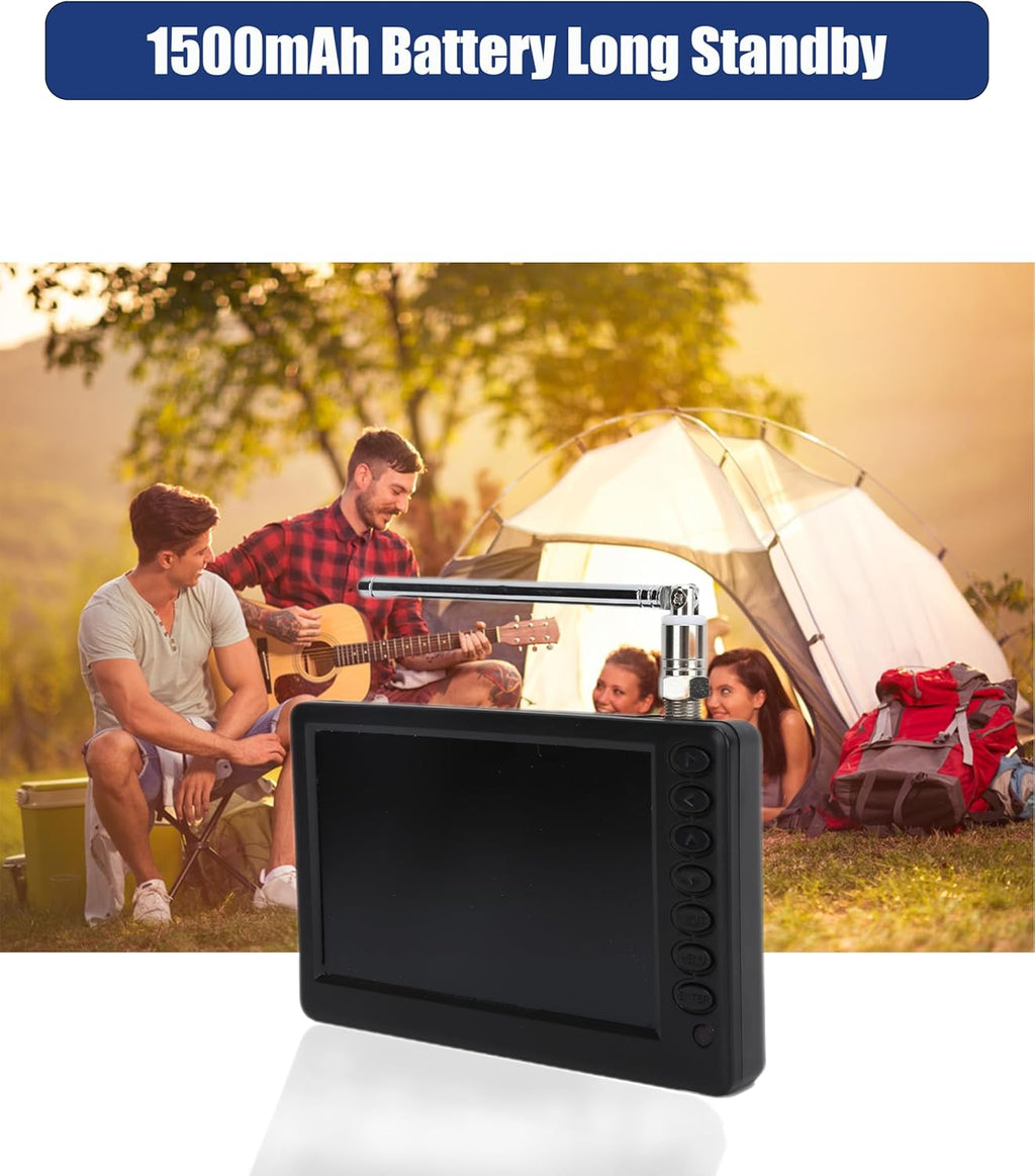 Zyyini 5 Inch 1080P Portable Digital TV with Rechargeable Battery G36990