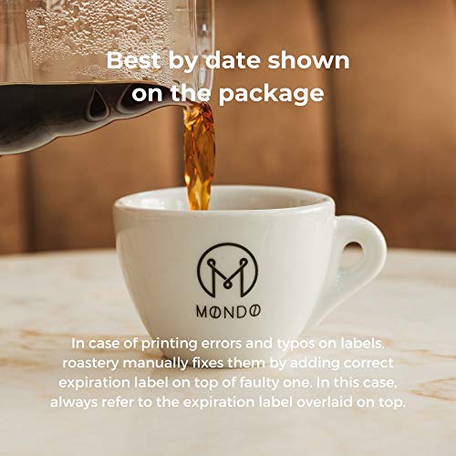 Mondo Coffee 100% Arabica Ground Coffee, Disposable Filters, 10-Pack U7224
