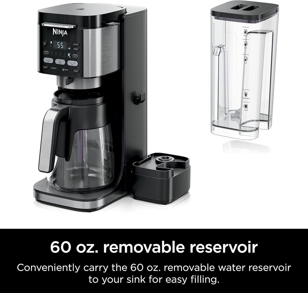 Ninja CFP101 DualBrew Hot & Iced Coffee Maker, Single-Serve & 12-Cup, Black D982908