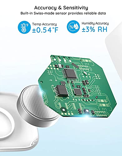 Govee Hygrometer Thermometer, Bluetooth Humidity Sensor G838662