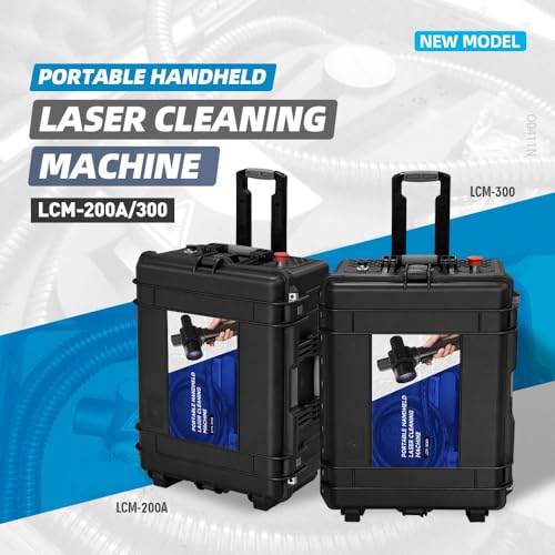 WTTTOOLS Pulsed Laser Cleaning Machine Portable Handheld Fiber Laser Cleaner B687028