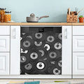 Dishwasher Fridge Sticker Magnetic Door Front Cover, Reusable Refrigerator Magnet Sheet Kitchen Appliances Decor 23"x 26"