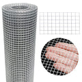 53Gauge Hardware Cloth, 1/2 inch 48inch100ft Chicken Wire Fence, Galvanized Welded Cage Wire Mesh Roll Supports Poultry Netting Cage Fence