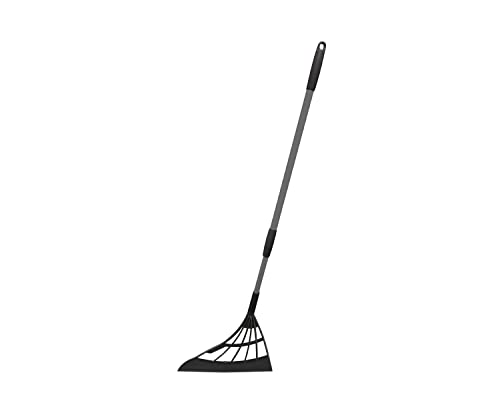 Original Broombi - Mulitfunctional Silicone Broom and Squeegee - Smart Broom for Indoor Cleaning - Sweeps up Glass, Fine Dust, Pet Hair, Liquids - Works on Smooth Floors, Rugs, Windows