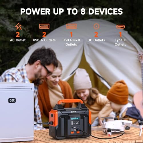 Bailibatt Portable Power Station 300W 257Wh Black T7790