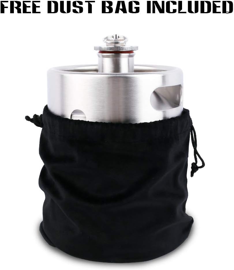 TMCRAFT 64OZ Stainless Steel Mini Keg Portable Beer Growler X908167