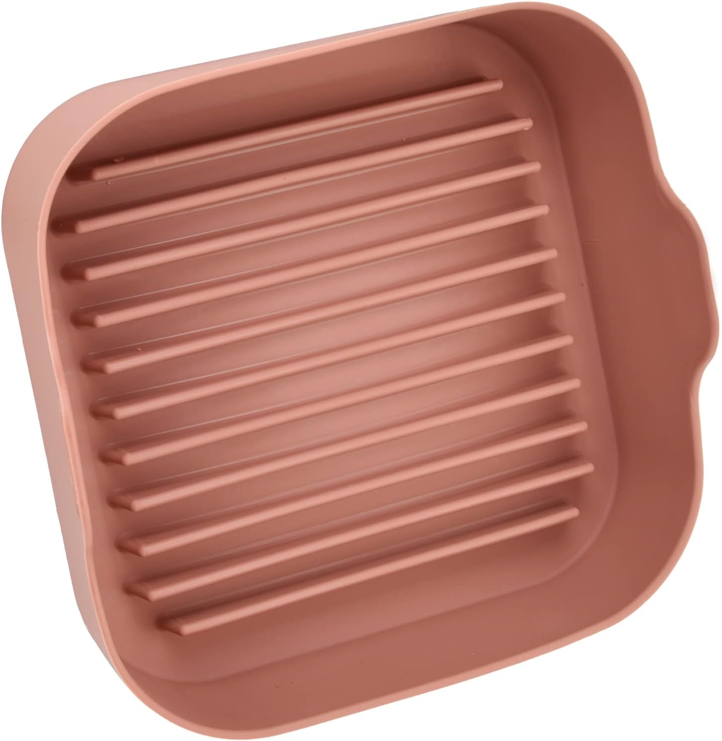 8 Inch Silicone Air Fryer Basket Liners, Non-Stick Reusable, Coffee N59982