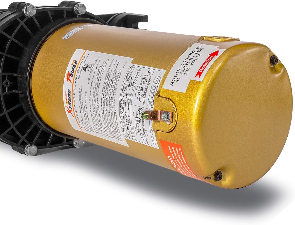 XtremepowerUS 1.5HP Inground Pool Pump 5280GPH Dual Speed U9800