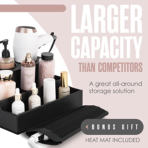 Hair Tool Organizer, 3 Tier Blow Dryer Holder with Silicone Mat V247343