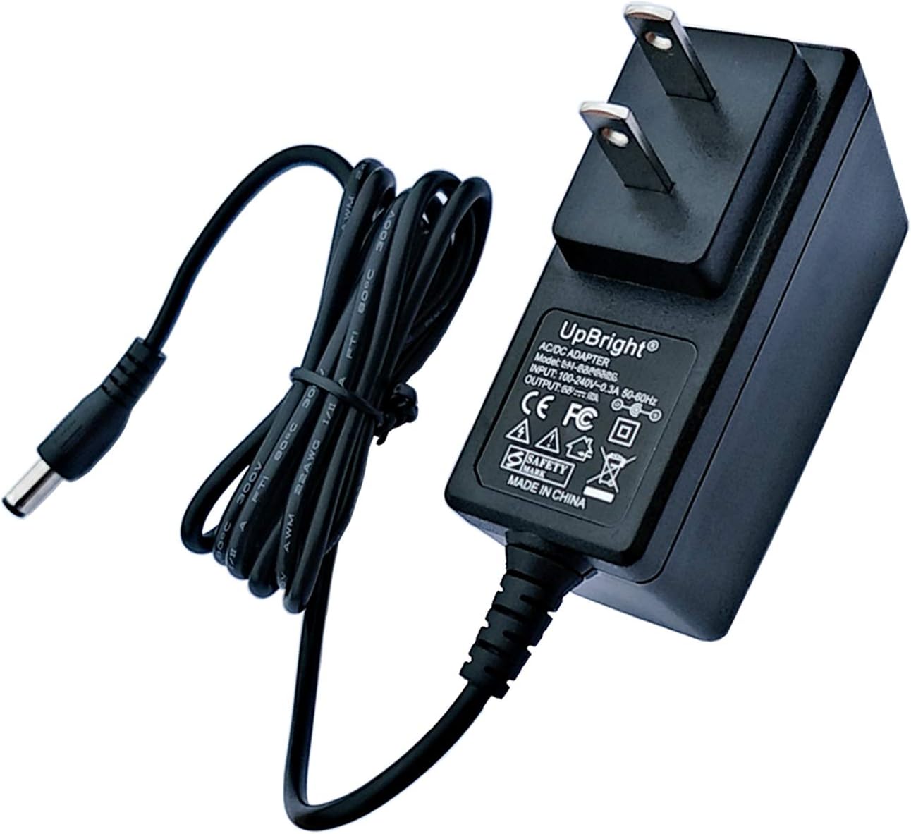 UpBright 6V AC/DC Adapter Compatible with Riptunes RCS-220S Boombox Cassette Player & Recorder Audio Music Digital Converter DC6V 600mA 6.0V 0.6A 6VDC 6 Volt Power Supply Cord Cable Battery Charger
