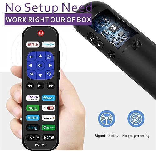 Backlit Roku Remote Replacement for Roku Players and Roku TV Q353