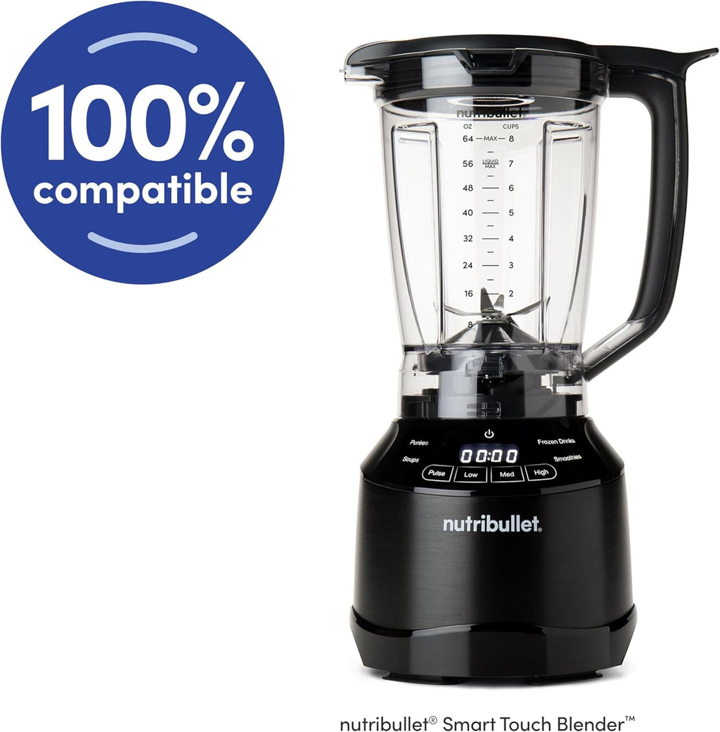 NutriBullet 56oz Set Pitcher, Clear/Black V869