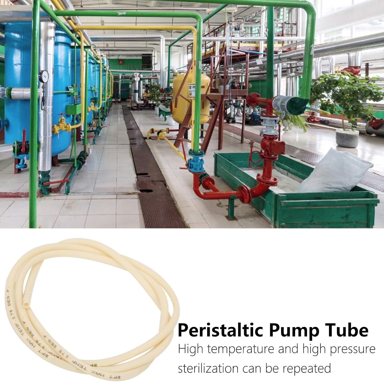 Peristaltic Pump Silicone Tubing, Replacement Hose for Fluid Transmission, 1 Meter G773