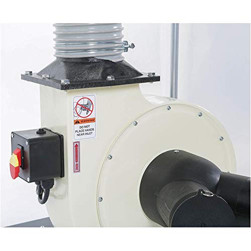 SHOP FOX W1685 1.5-Horsepower 1280 CFM Dust Collector V6427