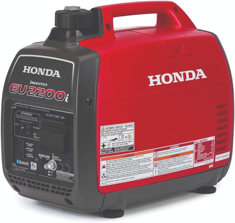 Honda EU2200ITAN 2200-Watt Portable Inverter Generator with CO-Minder S385