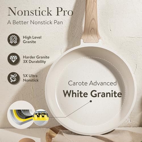 CAROTE Non Stick Cookware Set A408