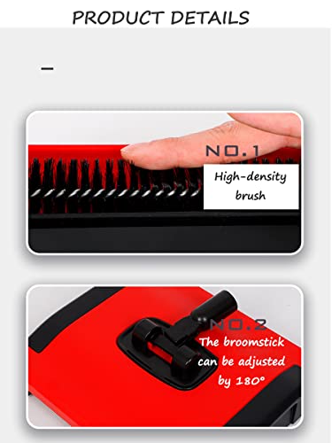 YADMISU Carpet Sweeper Manual Non Electric Triple Brush Lightweight W467943