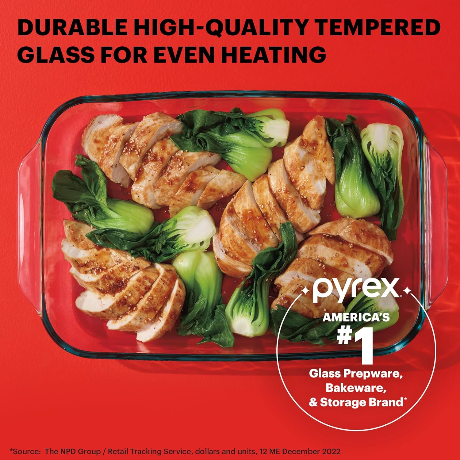 Pyrex Easy Grab 8-Piece Glass Baking Dishes With Lids, Freezer and Microwave Safe L27132