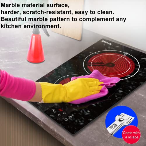 Karinear electric cooktop Marble Patterned Surface K610289