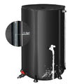 Rain Barrels to Collect Rainwater from Gutter - Portable Water Storage Tank Water Barrel Rainwater Collection System Rain Catcher Include Filter Two Spigots and Overflow Kit