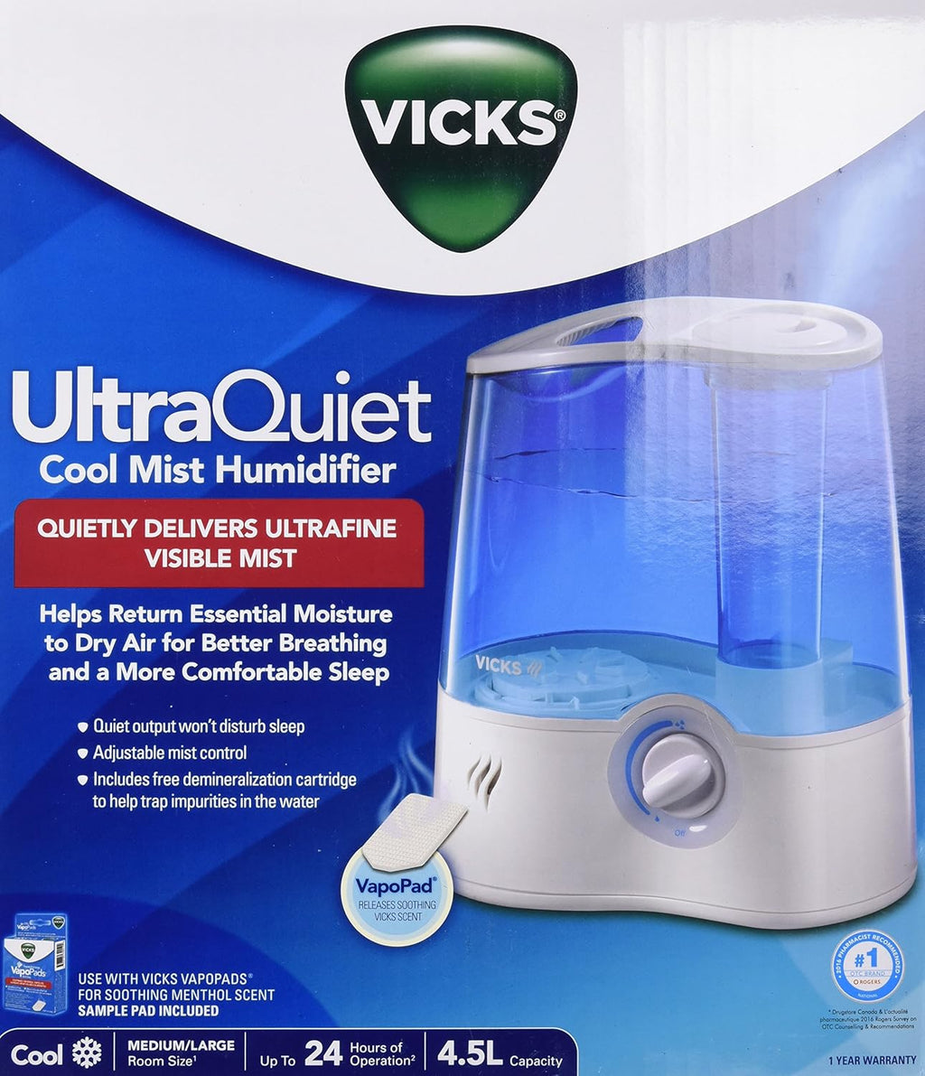 Vicks Ultrasonic Cool Mist Humidifier N778459