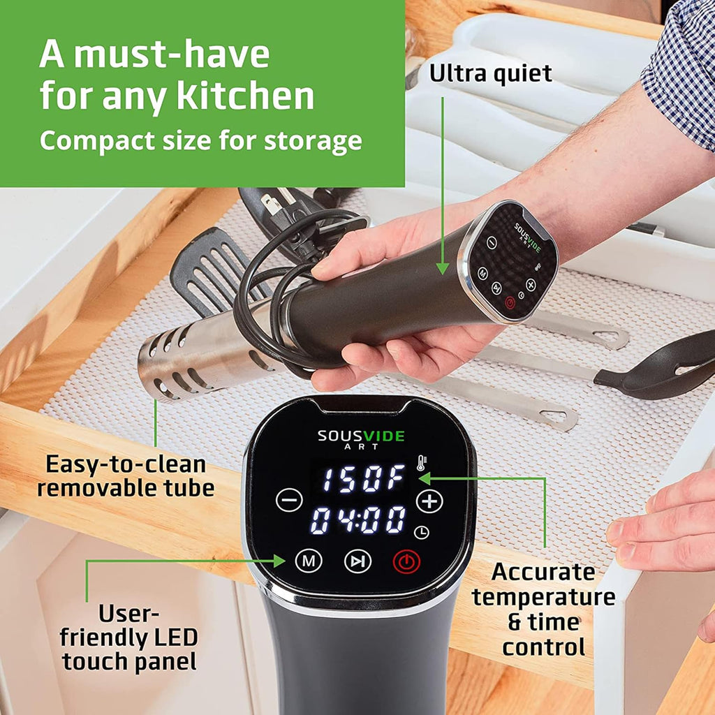 SOUSVIDE ART Sous Vide Immersion Cooker Kit with Digital Timer and Temp Control K88976