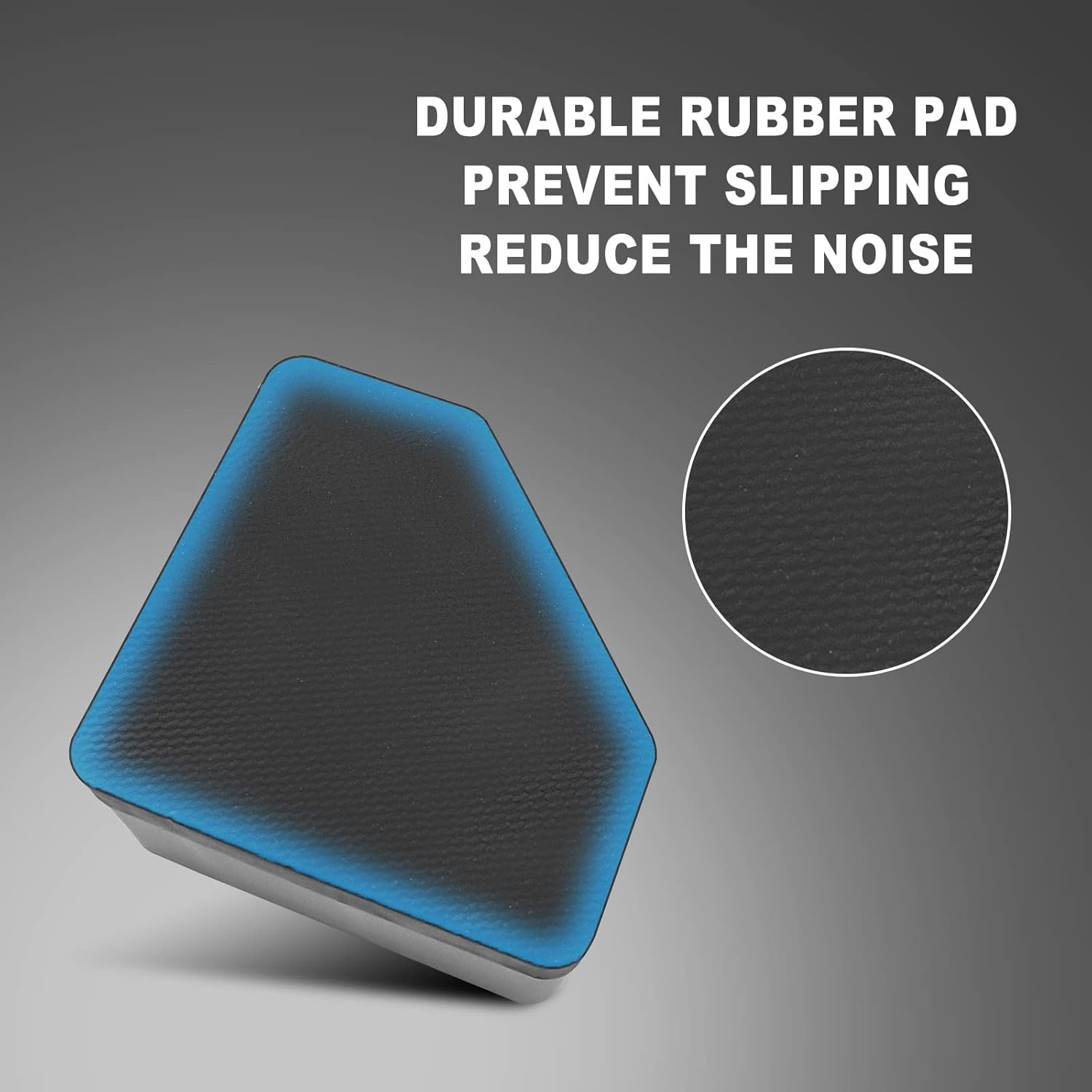 Anti Vibration Pad for Washing Machine Dryer, Non Slip Shock Absorbing Rubber Feet (Set of 8) X268488