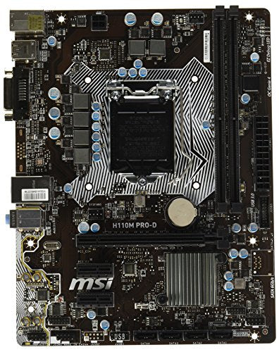 MSI Intel Skylake H110 LGA 1151 DDR4 USB 3.1 Mini ITX Motherboard (H110I Pro AC)