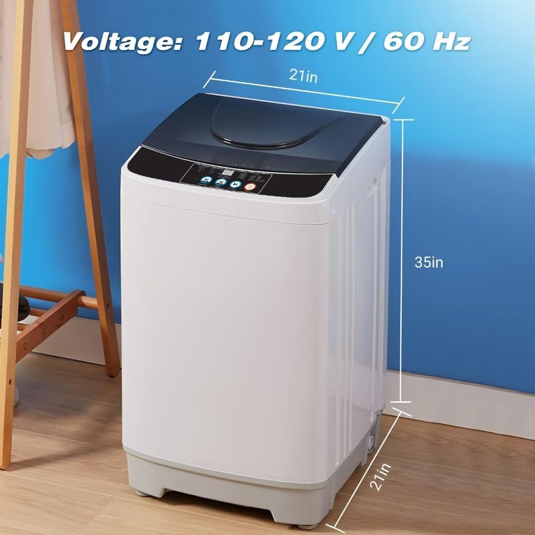 Compact Washer and Dryer Combo with LED Display, 10 Programs, 17.8LBS Z89912