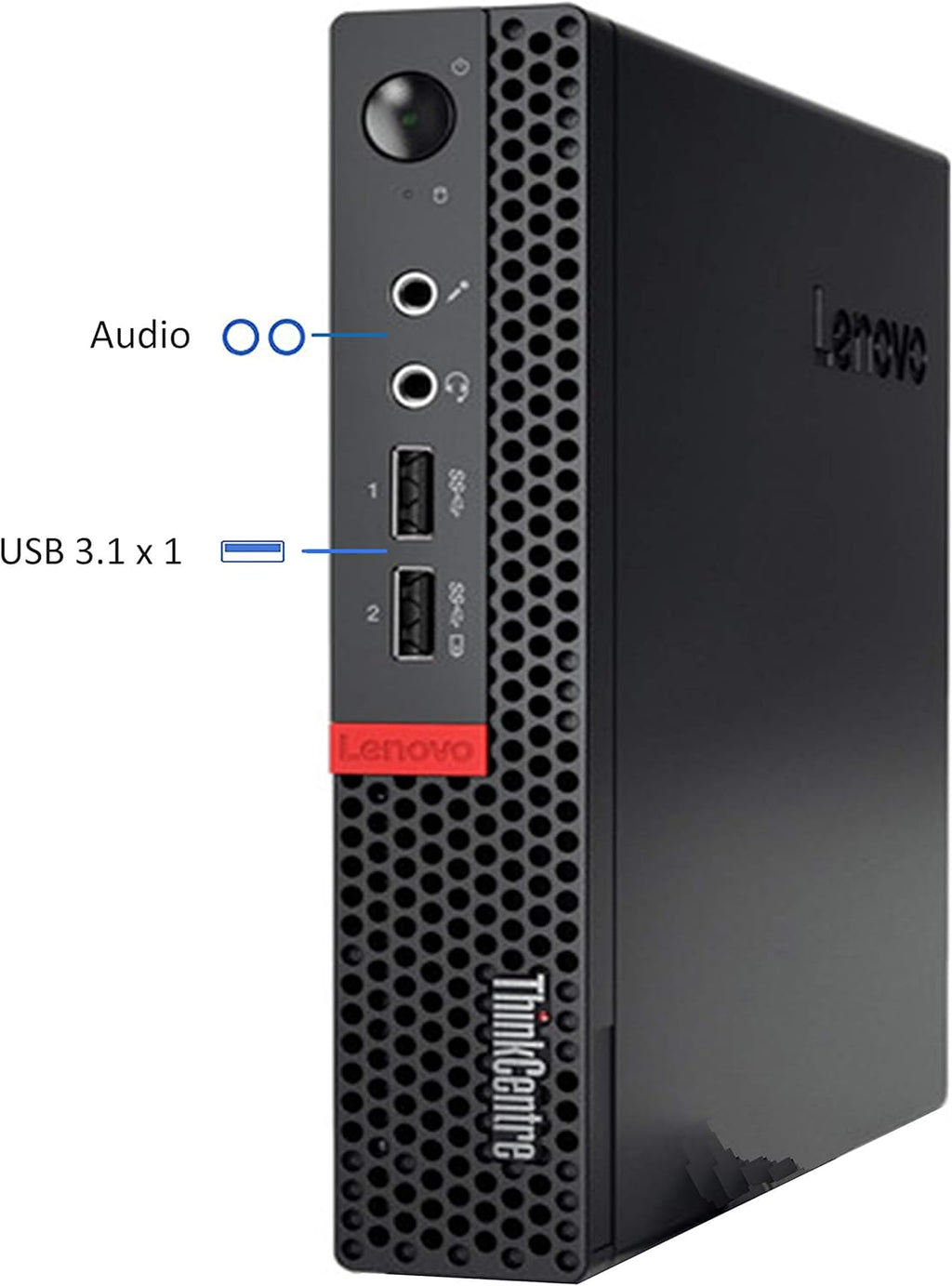 Lenovo ThinkCentre M910Q Tiny Desktop Computer, Intel Core i7-6700T Upto 3.6GHz, 32GB RAM, 512GB NVMe SSD, 4K 3-Monitor Support DisplayPort, HDMI, AC Wi-Fi, Bluetooth - Windows 10 Pro (RENEWED)