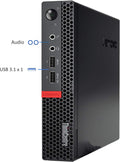 Lenovo ThinkCentre M910Q Tiny Desktop Computer, Intel Core i7-6700T Upto 3.6GHz, 32GB RAM, 512GB NVMe SSD, 4K 3-Monitor Support DisplayPort, HDMI, AC Wi-Fi, Bluetooth - Windows 10 Pro (RENEWED)