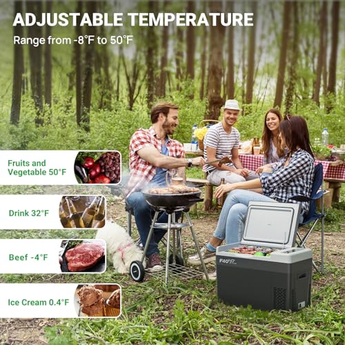 F40C4TMP Portable Refrigerator Freezer 12V Car Fridge for Truck RV Boat Camping O757413