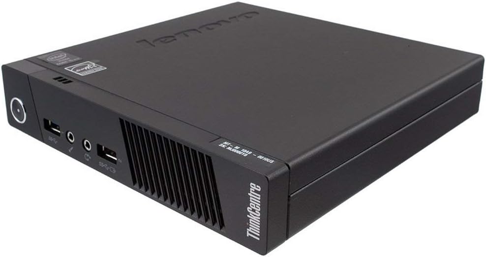lenovo ThinkCentre M93P Tiny Form Factor Business Desktop Computer, Intel Dual-Core i5-4570T Processor up to 3.60 GHz, 8GB RAM, 128GB SSD, WiFi, USB 3.0, VGA, Windows 10 Pro (Renewed)