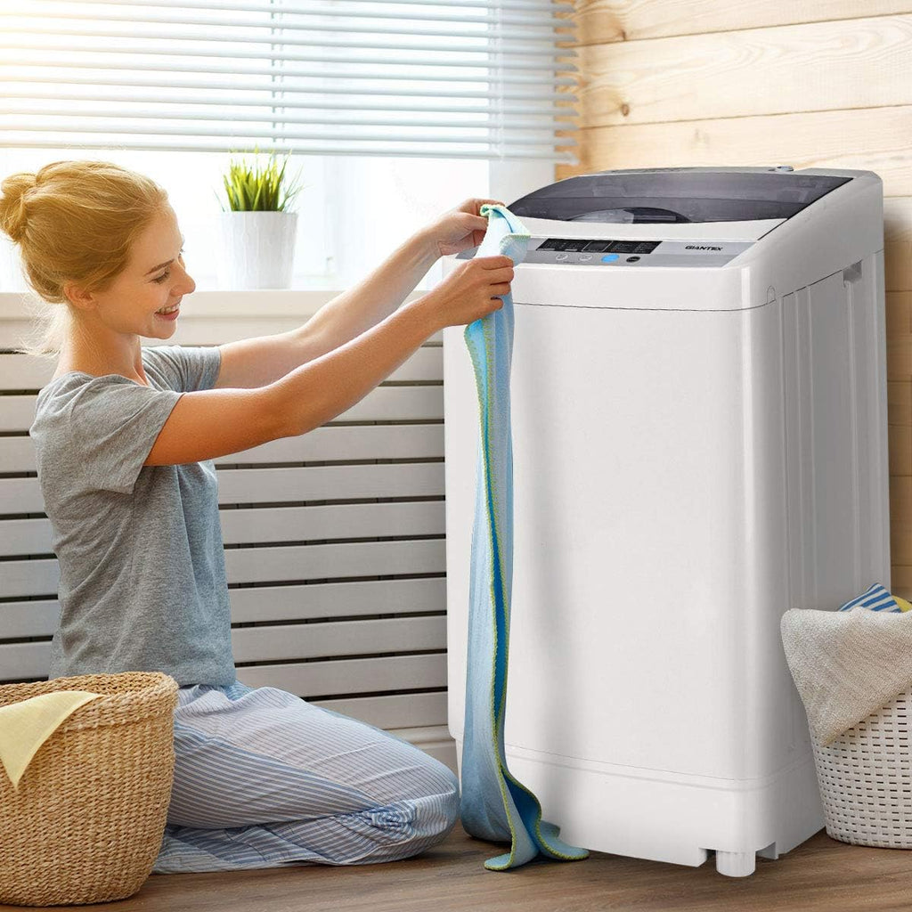 Giantex Full-Automatic Portable Washing Machine 1.34 Cu.ft with Drain Pump Y75851