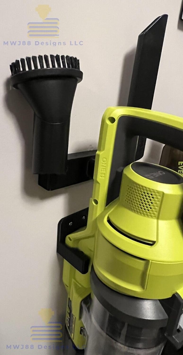 Wall Mount for Ryobi ONE+ 18V Stick Vac, Black A133501