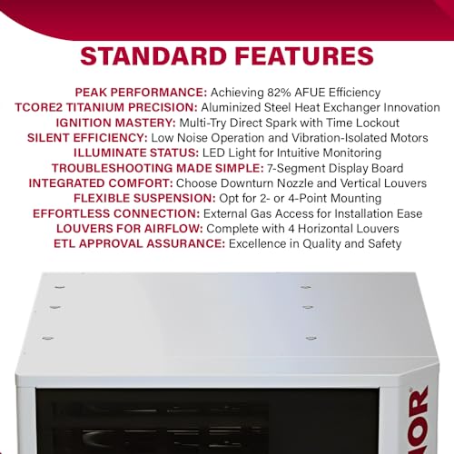 Reznor UDX-75 Unit Heater 75,000 BTU Natural Gas or Liquid Propane O424