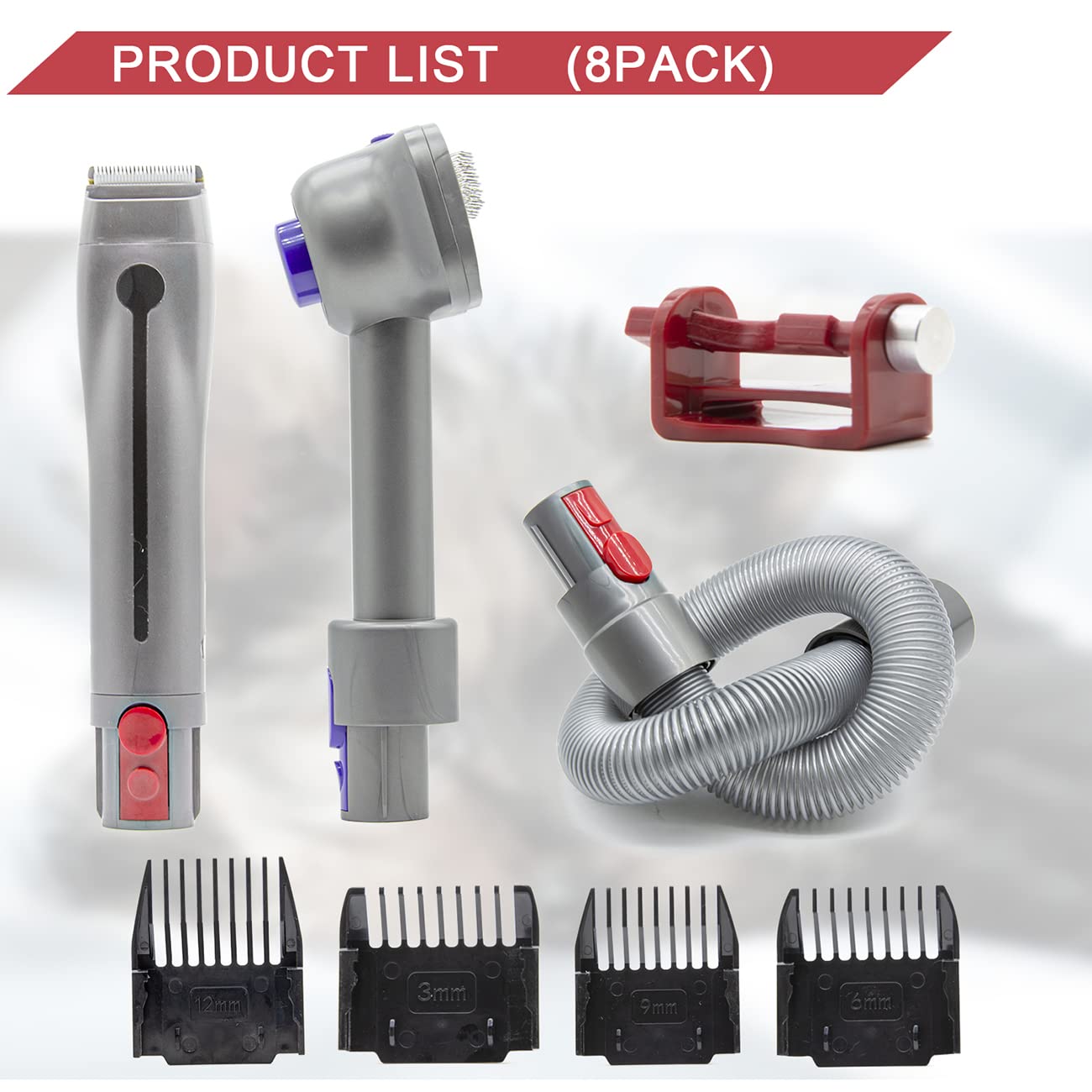 Pet Grooming Clippers Kit for Dyson V7 V8 V10 V11 V15 Vacuum D1533