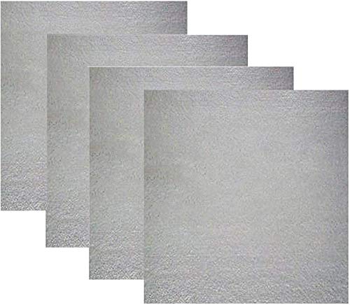 10 PCS Waveguide Covers, Messar Universal Mica Wave Guide Covers Mica Plates Sheets Microwave Oven Repairing Part for All Microwave Oven or Other Home Appliances, Cut to Size, 13X13cm