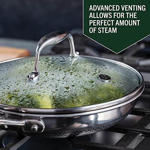 HexClad 10 Inch Hybrid Stainless Steel Frying Pan S561
