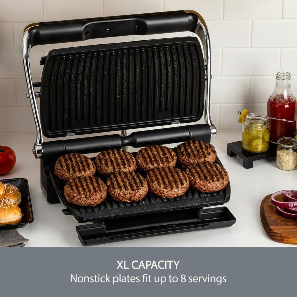All-Clad AutoSense Stainless Steel Indoor Grill & Panini Press XL U3934