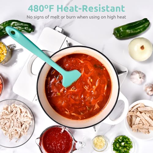 U-Taste 11.38" Silicone Baking Spatula, BPA Free Heat Resistant Kitchen Scraper X500