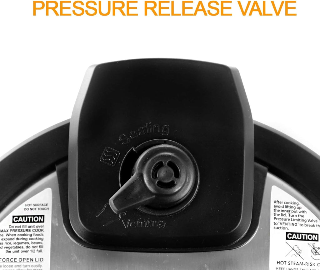 Megachef 6 Quart Stainless Steel Electric Digital Pressure Cooker T541933