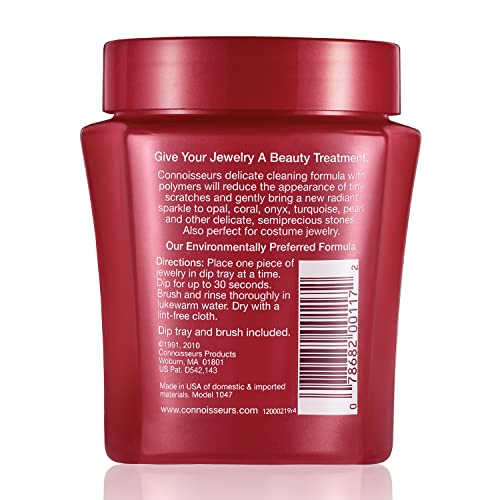 CONNOISSEURS Premium Edition Jewelry Cleaner, Value Size 9.6oz A2746